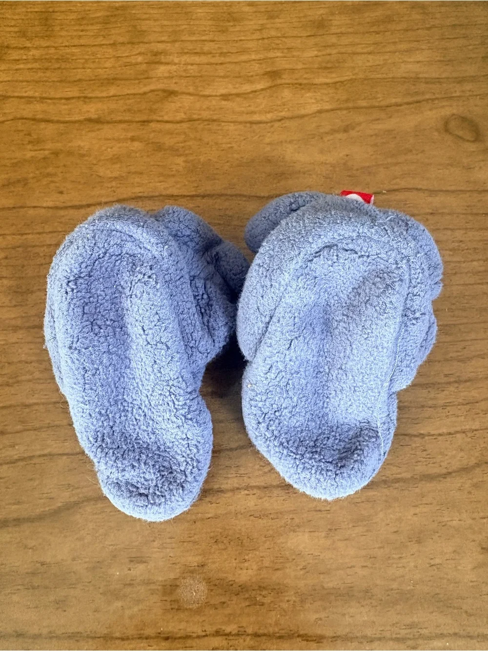Zutano Light Blue Fleece Mittens for Kids